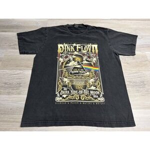 Pink Floyd‎ T-Shirt Evening of Sight & Sound Rainbow Theater London Size L Faded